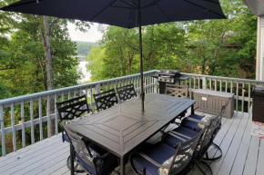 Kayaks and Boat Dock Lakeside Hot Springs Retreat
